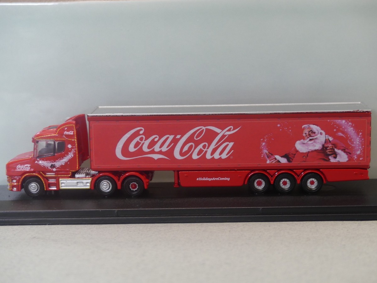 N Scale Christmas Village SCANIA: Scania T Cab Coca-Cola