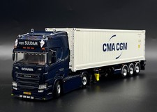 Scania R highline flex container trailer " Van Suijdam " WSI truck models 1:50