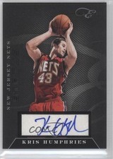 2010-11 Elite Black Box Status Signatures 86/99 Kris Humphries #92 Auto 0b9