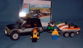 CITY, RECREATION, SUV W/ WATERCRAFT SET 60058 - LEGO - 2013 - USED