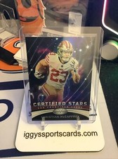 CHRISTIAN MCCAFFREY CERTIFIED STARS 2023 PANINI CERTIFIED FOOTBALL CS-8