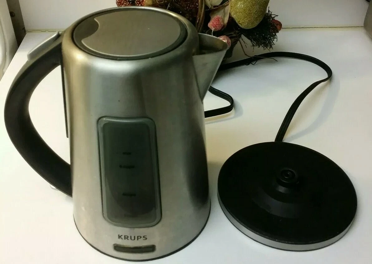 KRUPS Stainless Steel Cordless Electric Kettle 1.7L Pot》Water