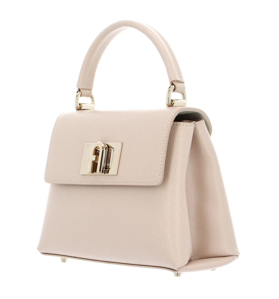 FURLA 1927 Mini Top Handle Bag XS Handtasche Ballerina Beige - Bild 2 von 4
