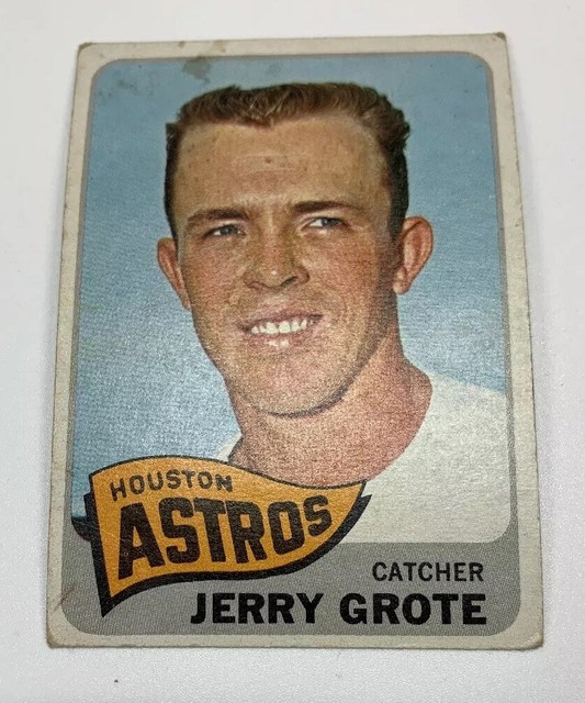 1965 Topps 504 Jerry Grote Baseball Card Houston Astros eBay