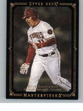 2008 UD Masterpieces Framed Black #90 Ryan Zimmerman (ref 145060)