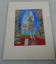 ORIGINAL MODERN ABSTRACT POP ART UNSIGNED