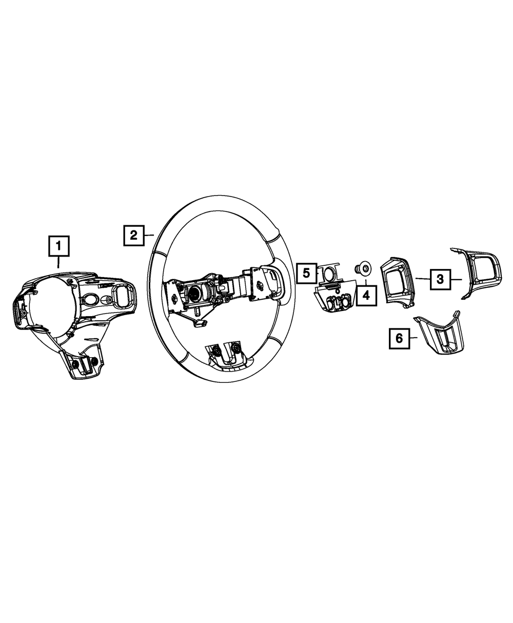 Genuine Mopar Steering Wheel 5SJ33DX9AA
