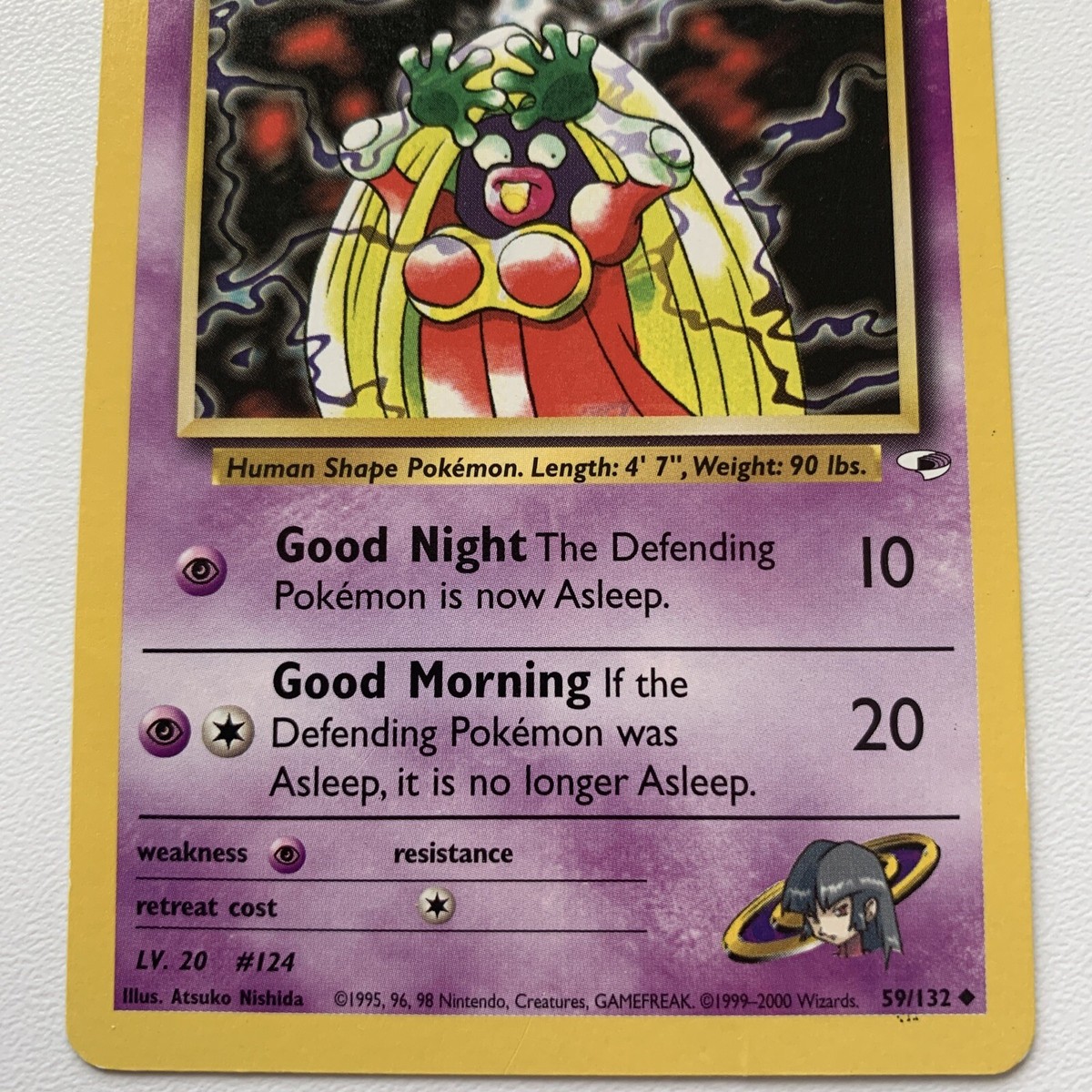 Sabrina's Jynx - 59/132 Gym Heroes Unlimited Uncommon Pokemon - NM