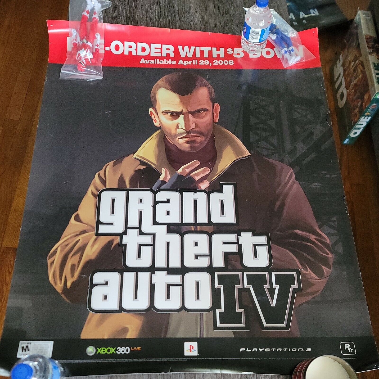 GTA 4 IV Grand Theft Auto promo Poster 84x59cm eBay picture