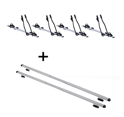 4x Fahrradträger SAGITTAR+Dachträger RAPID für für Honda Shuttle 5Türer ab 10