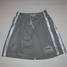 The Children's Place Gray Pull On Athletic Shorts with Side Stripes size 4