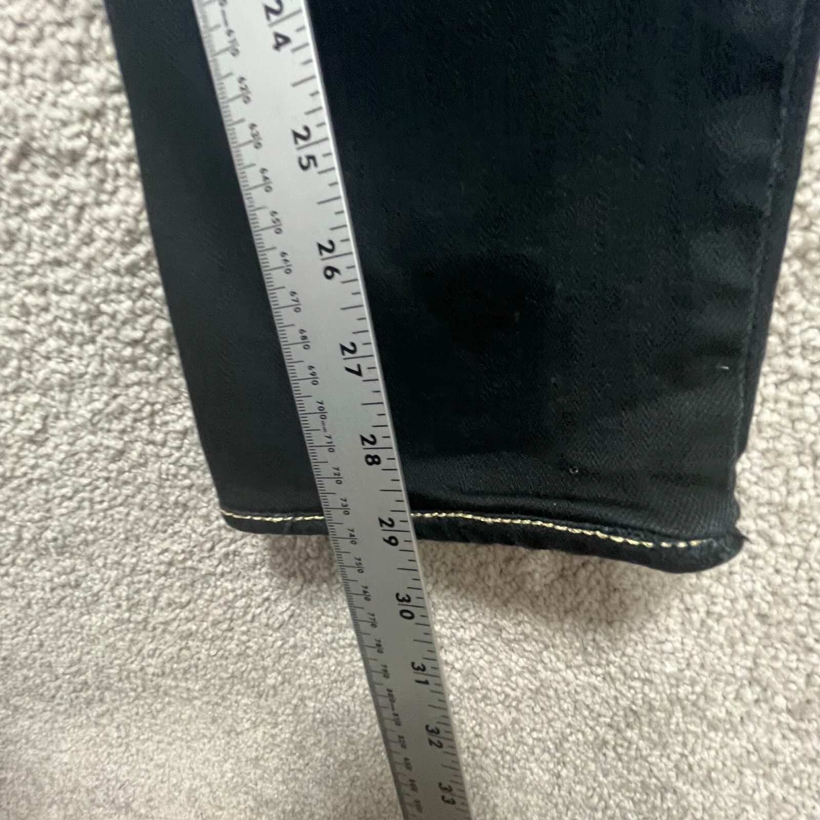 AG Adriano Goldschmied Jeans Women's 27 R Black Cigarette Straight leg Skinny thumbnail 13