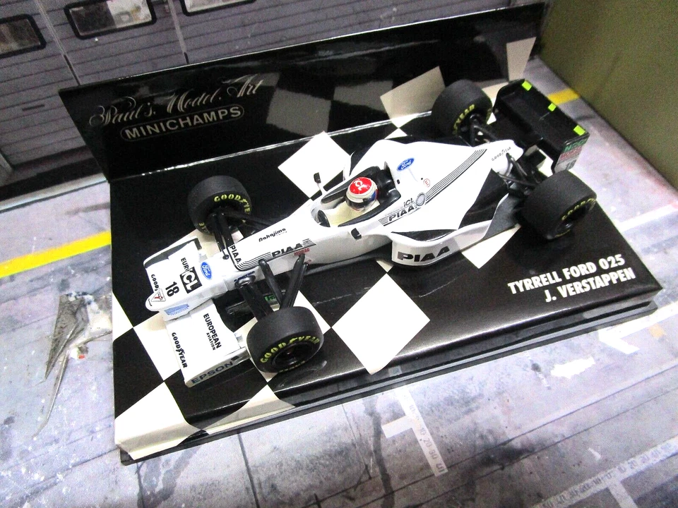 F1 TYRRELL Ford Cosworth 025 Saison 1997 #18 Verstappen PIAA ICL Minichamps 1:43 - Bild 4 von 4