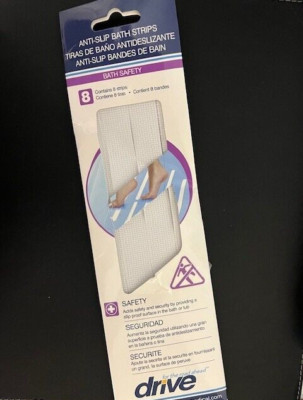 *Authentic* -DRIVE MEDICAL Bath/Tub Shower Anti Slip Grip Strips Non-Slip Safety