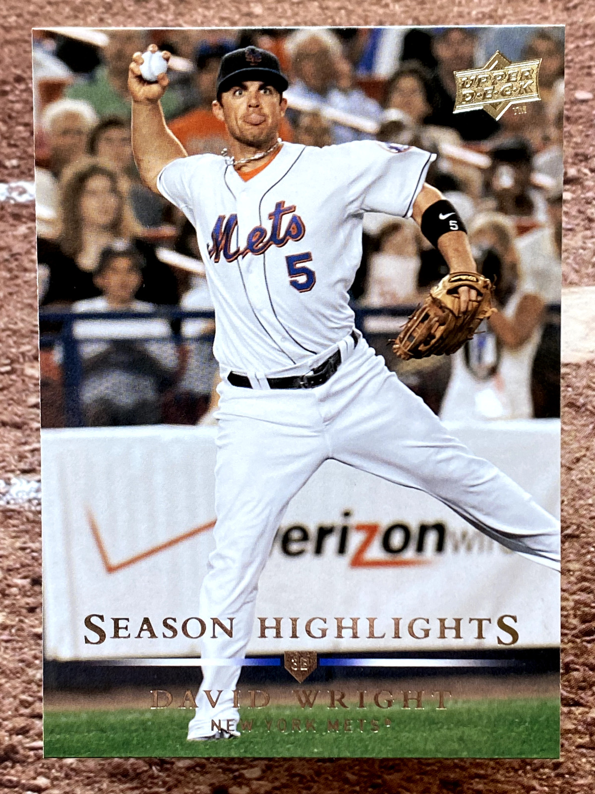 David Wright 2008 Upper Deck #734 New York Mets