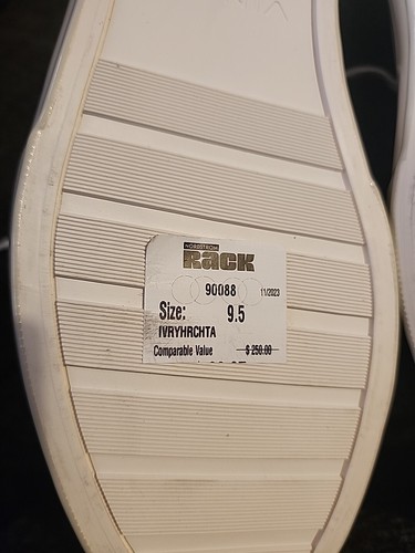 VINCE MENS FULTON RUBBER DIPPED IVORY LEATHER SNEAKER SIZE 9.5 M - Picture 11 of 22