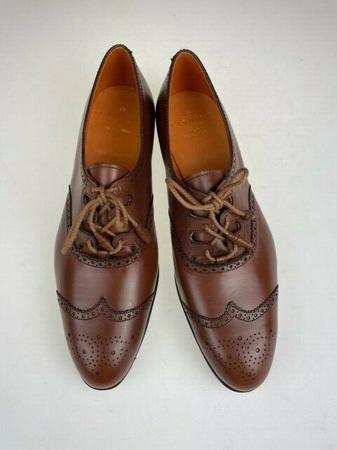 Woman Carmina Shoemaker Ghillie shoes Size UK 7 Madison 1199 Tan Vitello*