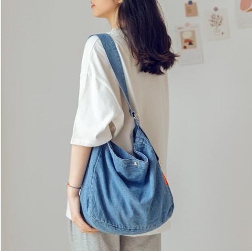 Cowboy crossbody bag women's denim handbag shoulder bag handbag crossbody bag - Picture 3 of 11