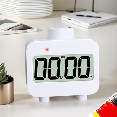 Kitchen Timer Adjustable Volume Cube Timer Simple Operation for Gym Yoga Workout