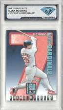 1998 Donruss Elite MARK MCGWIRE #3C Prime Numbers /387 💎 DSG 9.5 Mint+