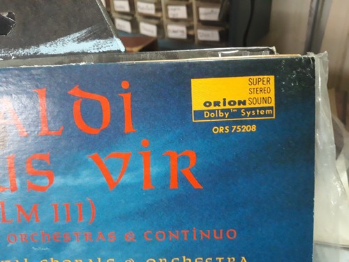 Vivaldi - Beatus Vir (Psalm 111) for double chorus & 2 Orchestras Salgo NM Lp - 第 2/4 張圖片