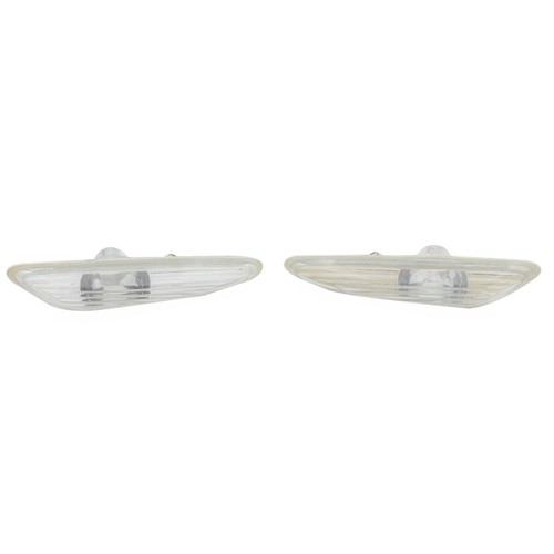 1Pair Front Fender Side Turn Signal Lamps Lights For BMW 3-Series E46 2001-2004 - Picture 2 of 5