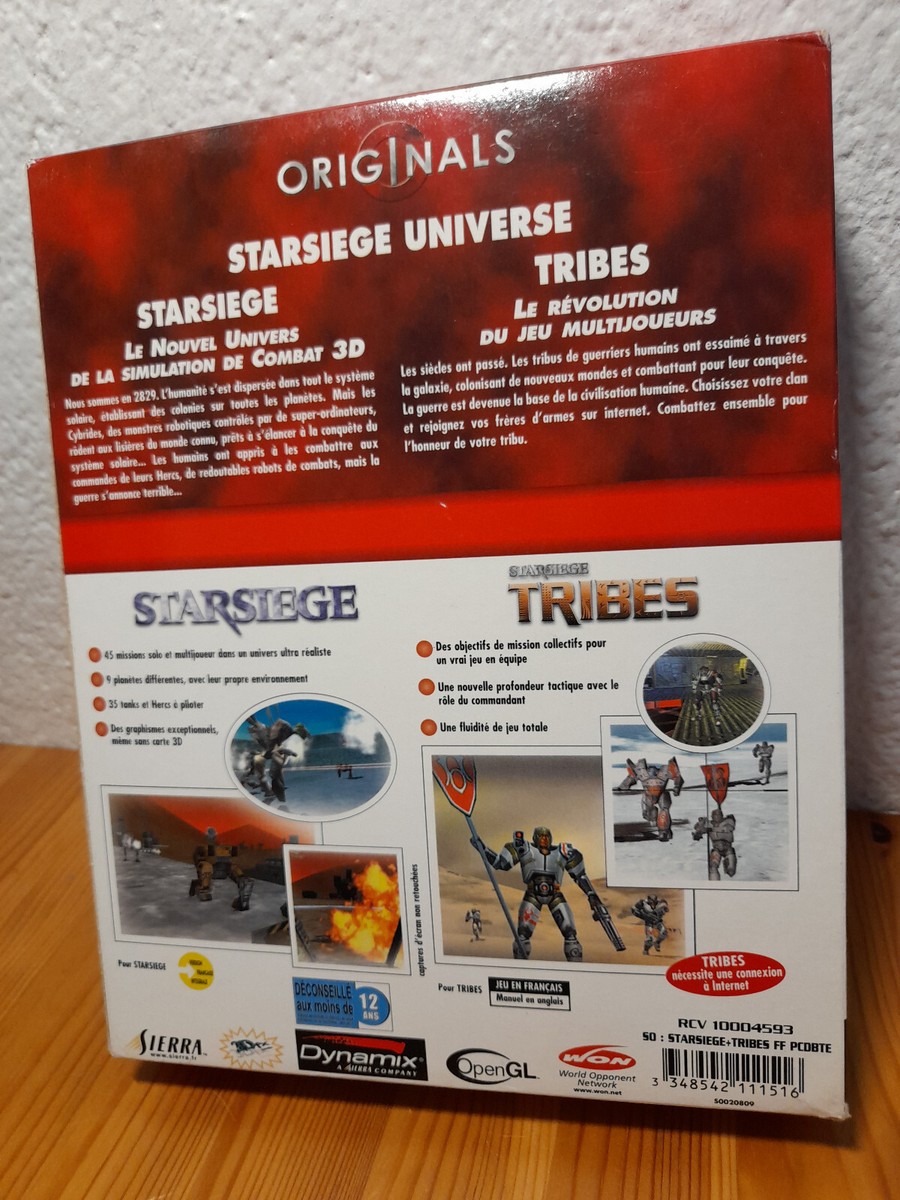STARSIEGE - JEU PC BIG BOX - 1999 - VF
