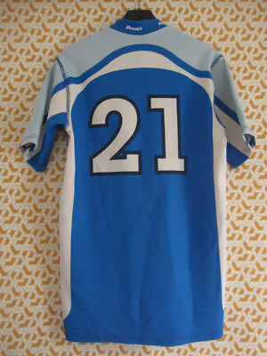 Maillot Rugby Vintage Proact Challenge Des 3 Tours #21 Castillonnes - Bleu Taille XL