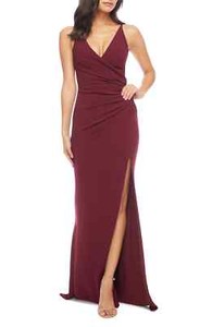 side slit gown