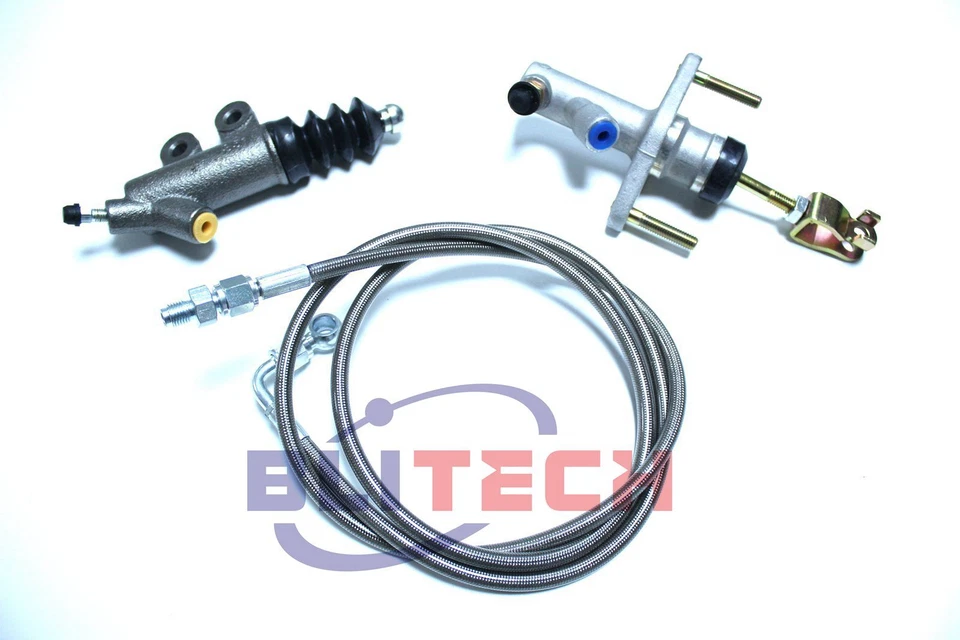 Slave Cylinder& Master&Clutch Line Kit For Honda Civic 92-00/Acura Integra 94-01 - Image 3 of 4