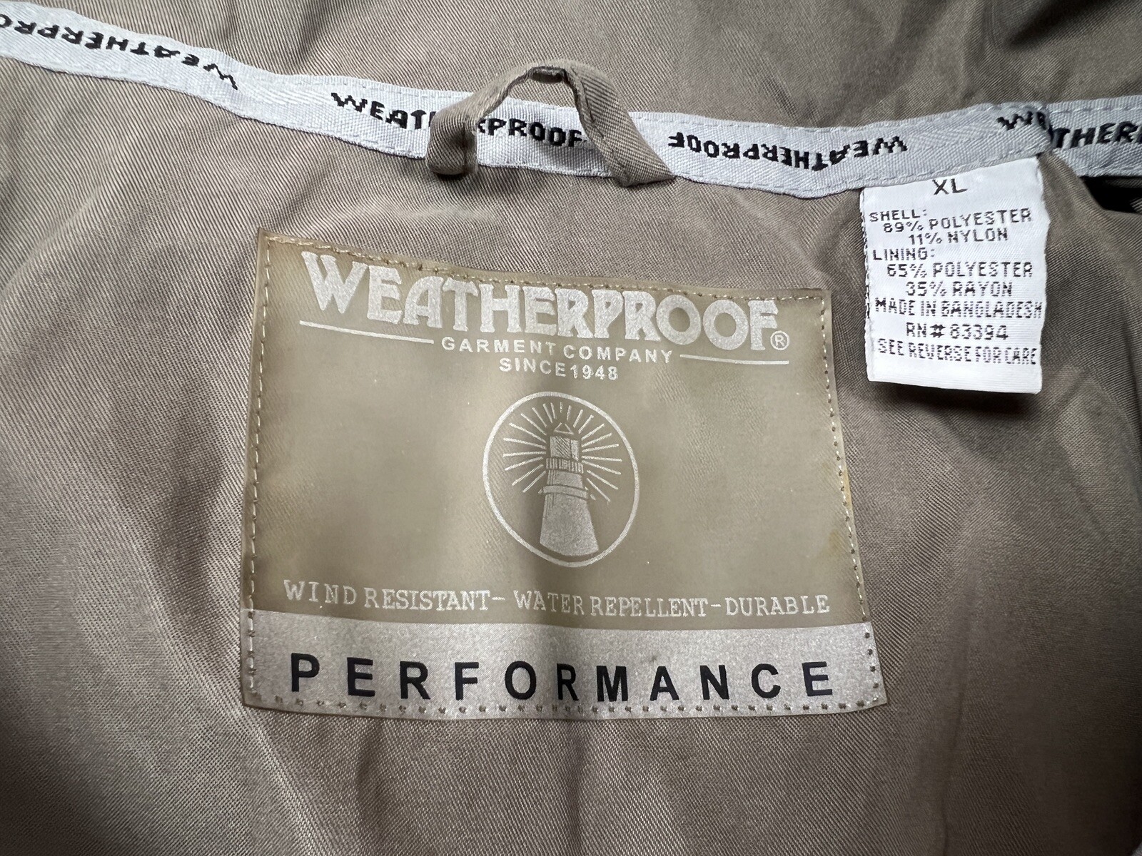 Weatherproof Performance Jacket Mens Extra Large … - image 16