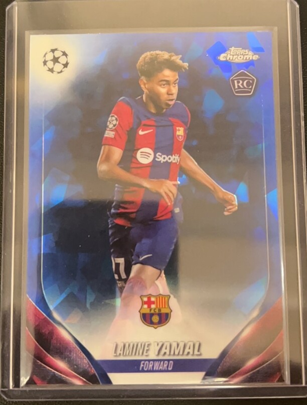 2023-24 Topps Chrome Sapphire Edition UEFA Lamine Yamal RC