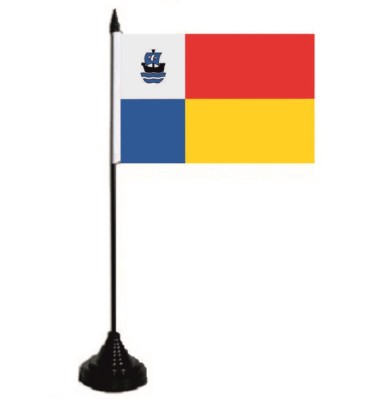 Tischflagge Almere Tischfahne Fahne Flagge 10 x 15 cm