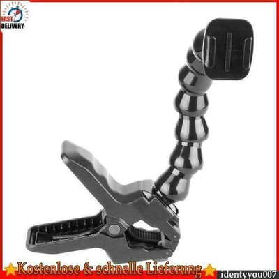 Gooseneck Adjustment Jaws Flexible Clamp Mount Holder for GoPro Hero 7 6 5