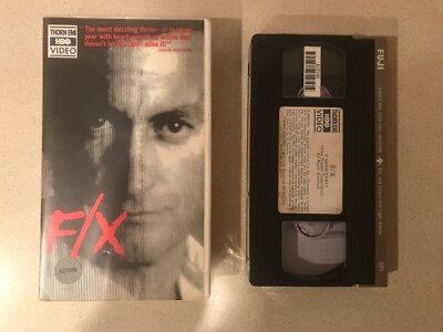 F/X (VHS, 1986) Bryan Brown, Brian Dennehy - Thorn EMI HBO Video Hard Case