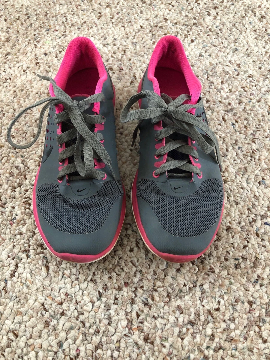 Nike Fitsole Shoes Women s Size 7.5 Grey And Pink eBay