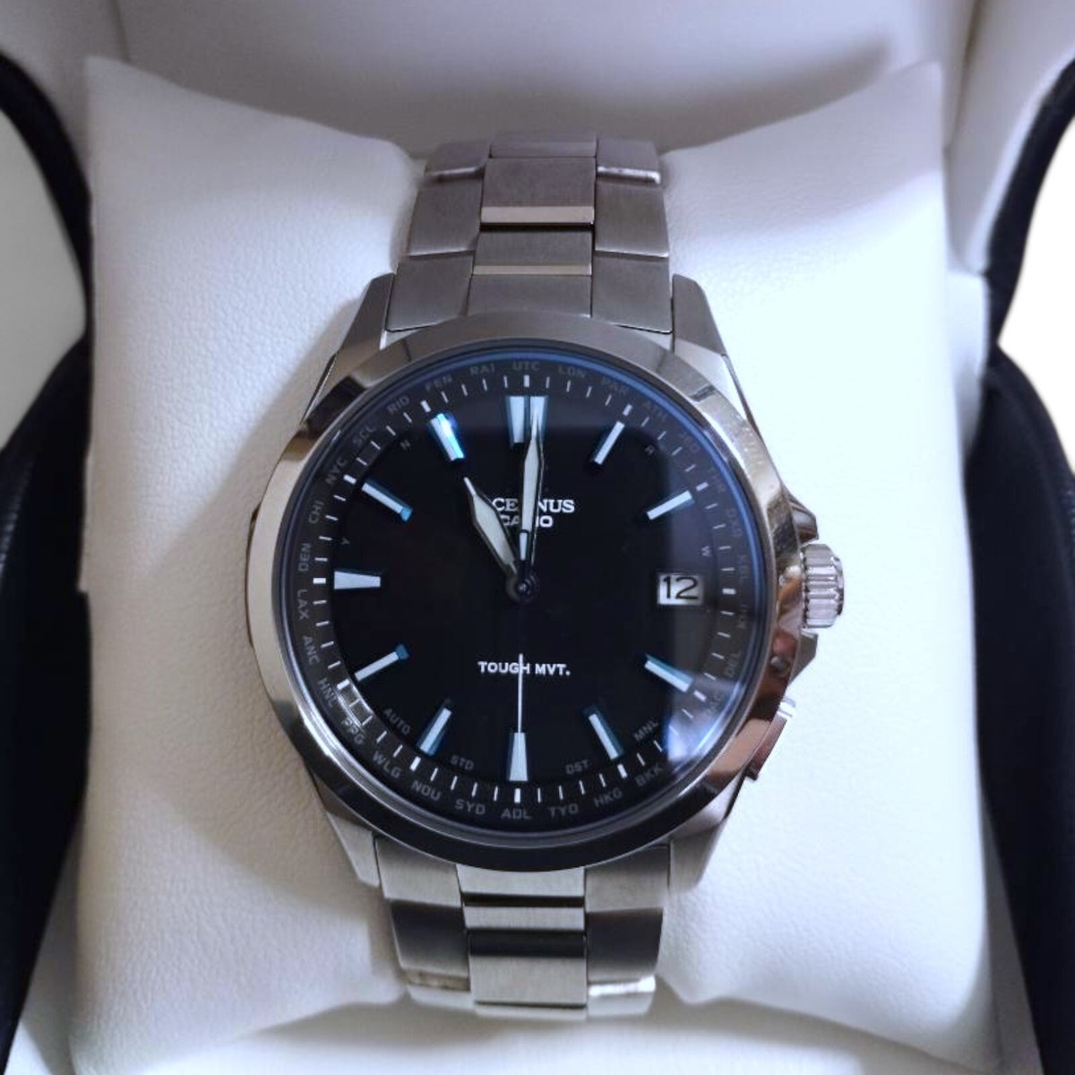 CASIO Oceanus OCW-S100-1AJF Titanium Radio Solar Men's Watch | eBay