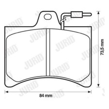 Plaquette de frein Citroen VISA