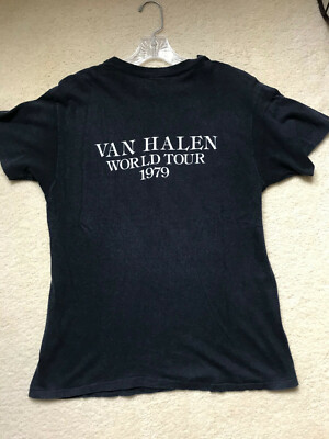 Van Halen Tour 2008 Tシャツ Vintage Van Halen 2007-2008 Medium Black World Tour T-Shirt