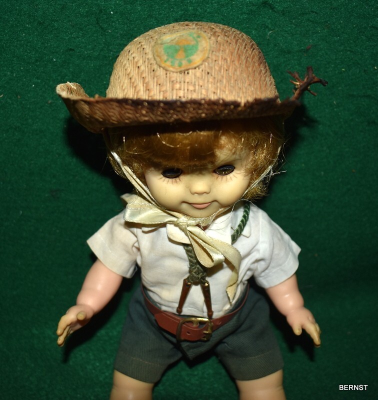 GIRL SCOUT 11" EFFENBEE FLUFFY 1962 GIRL SCOUT ROUNDUP DOLL eBay