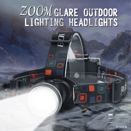 BROUIT 1200000LM Waterproof Head Torch Headlight LED Zoom Headlamp Work Light AU - Picture 5 of 15
