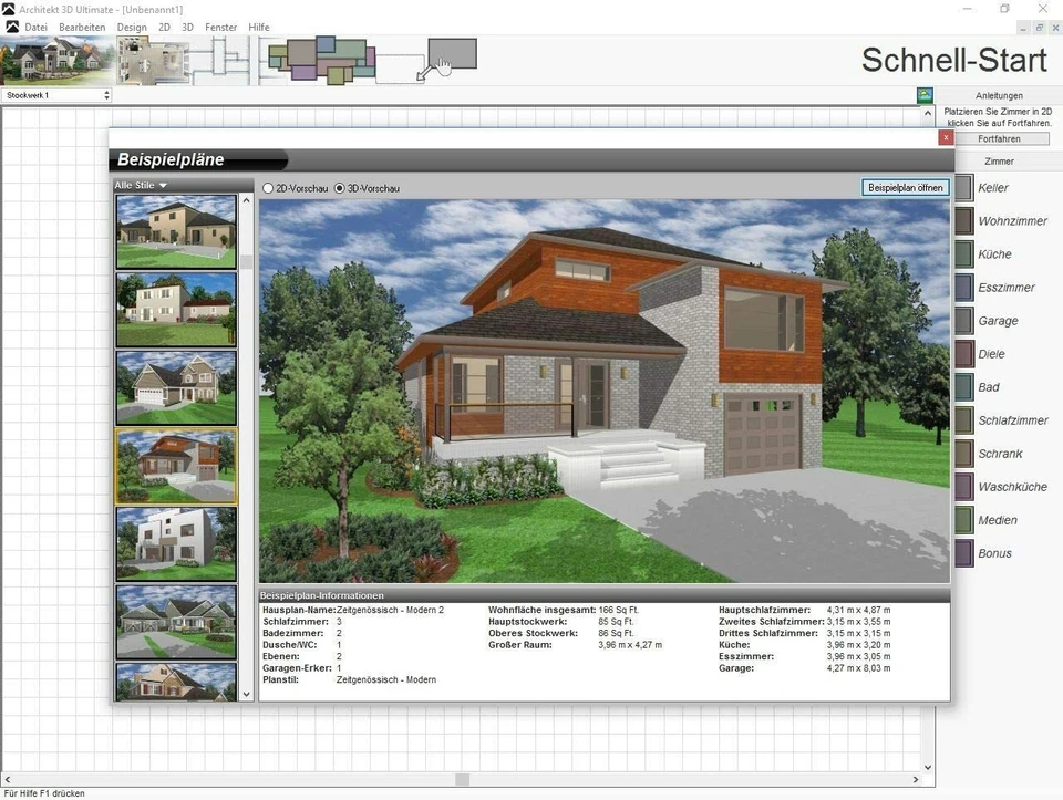 Architekt 3D Ultimate 20 Win CD/DVD EAN 4023126119735 - Bild 2 von 4