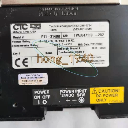 1PC Used CTC Touch screen P11-314DR P11-314DR Tested