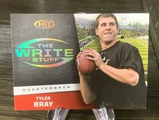 2013 SAGE HIT Write Stuff #WS3 Tyler Bray HOLO