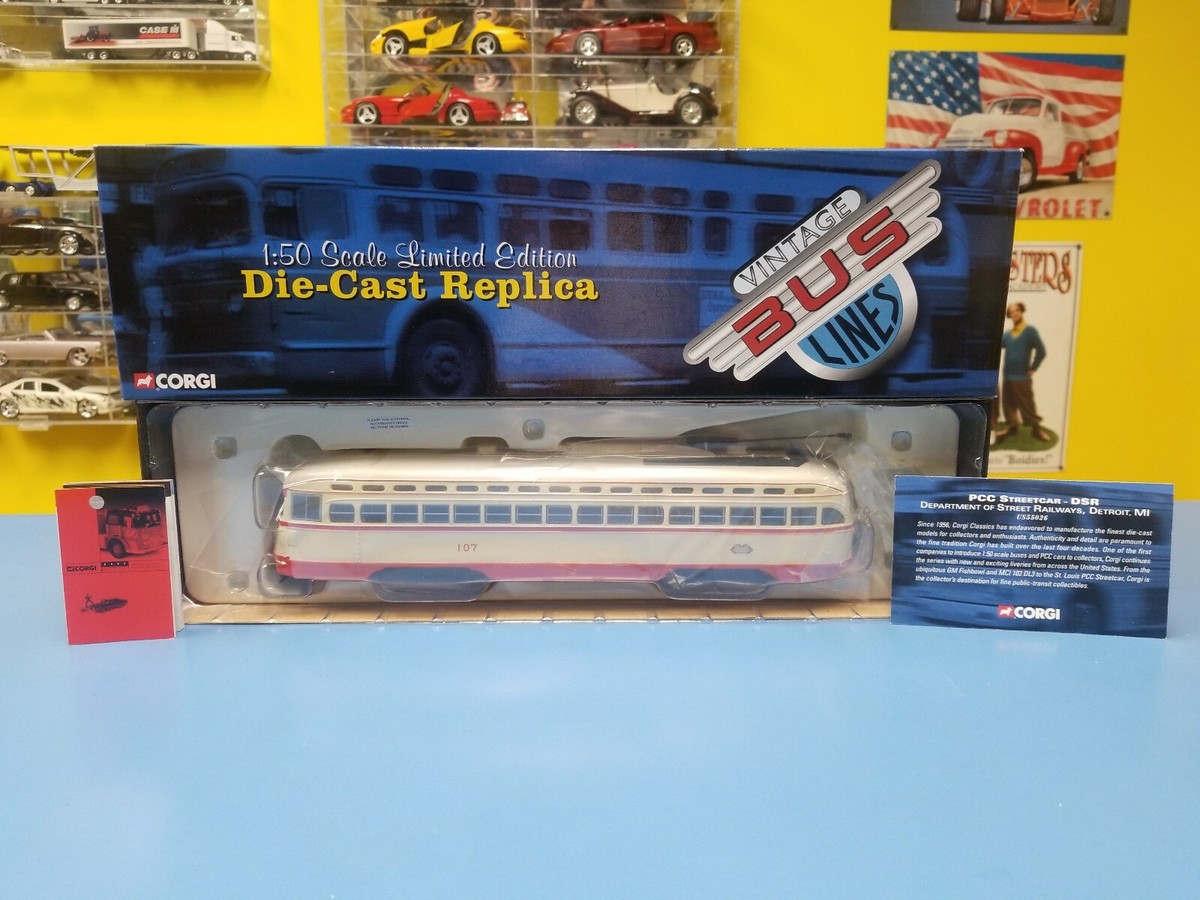 CORGI PCC STREETCAR DEPT. OF STREET RAILWAYS, DETROIT, MI