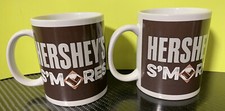 SET OF 2 - Hershey's S  mores Ceramic Coffee Mug Cup - Galerie - Ships Free