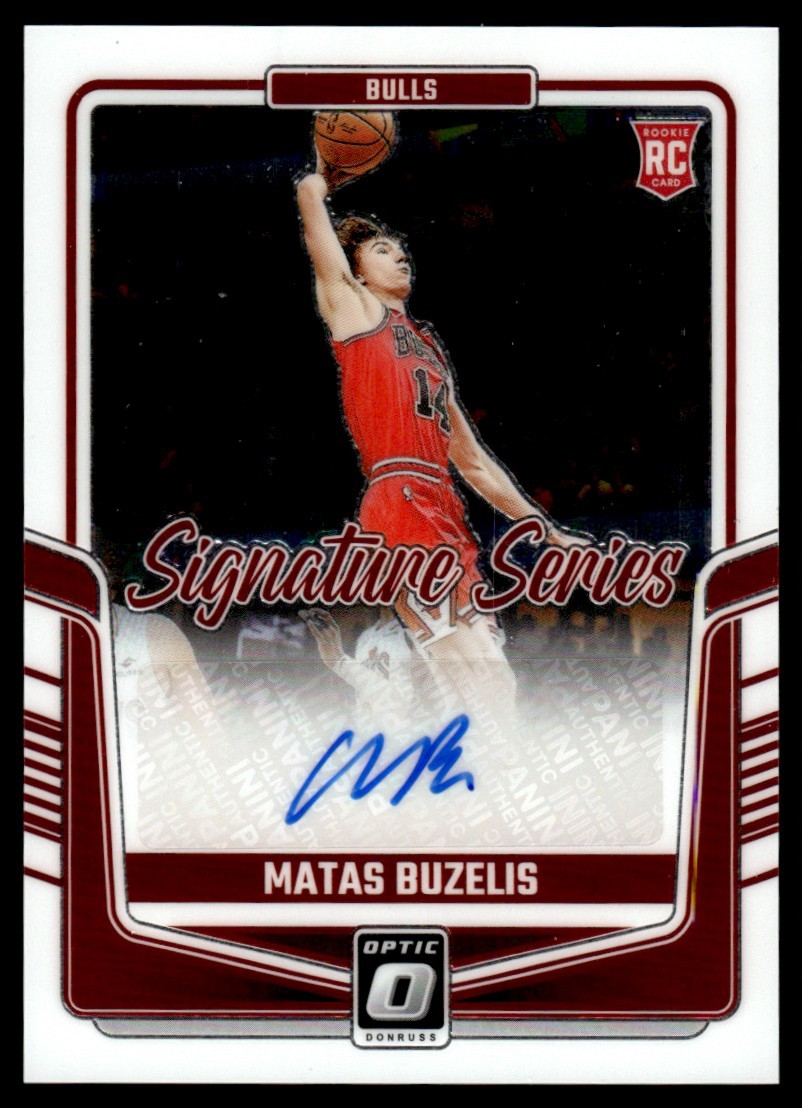 2024-25 Donruss Optic Signature Series Matas Buzelis Rookie Auto