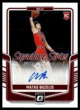 2024-25 Donruss Optic Signature Series Matas Buzelis Rookie Auto Chicago Bulls