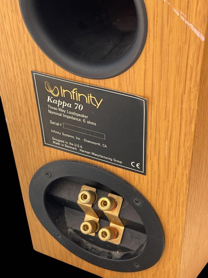 トールボーイスピーカーInfinity Kappa 70 INFINITY Kappa70の仕様 インフィニティ