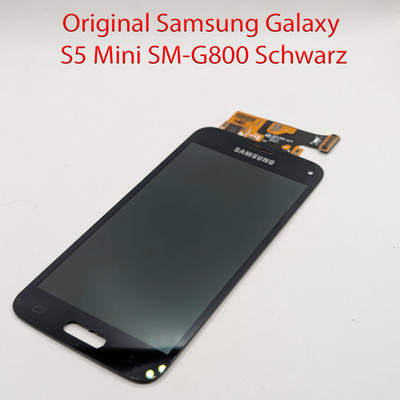 Original Samsung Galaxy S5 Mini SM-G800 Schwarz Display Ohne Homebutton